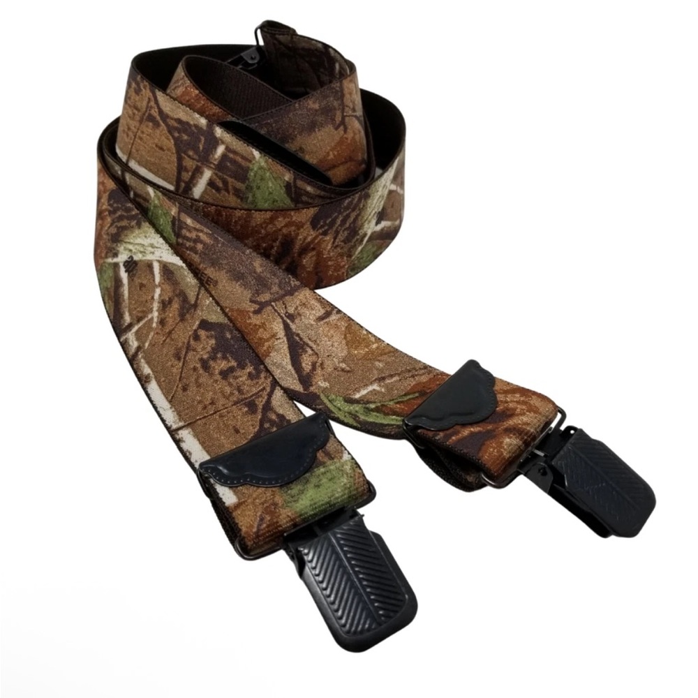 Realtree Camouflage Polyester Elastic Adjustable X-Shaped Men’s‎ Suspenders